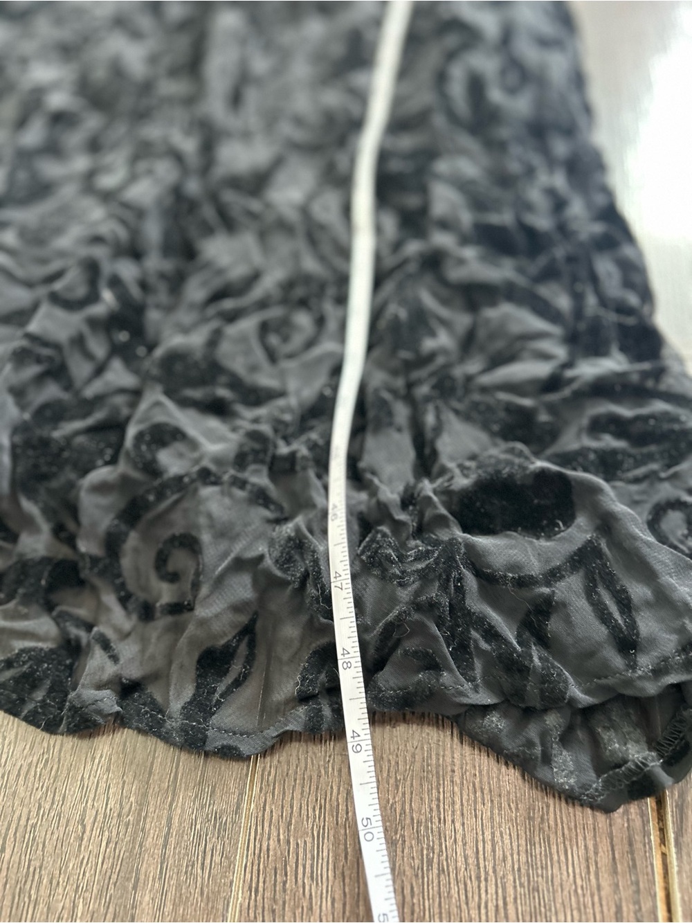 Anna Sui goth runway Floral Velvet Maxi Dress  8 - Picture 3 of 16